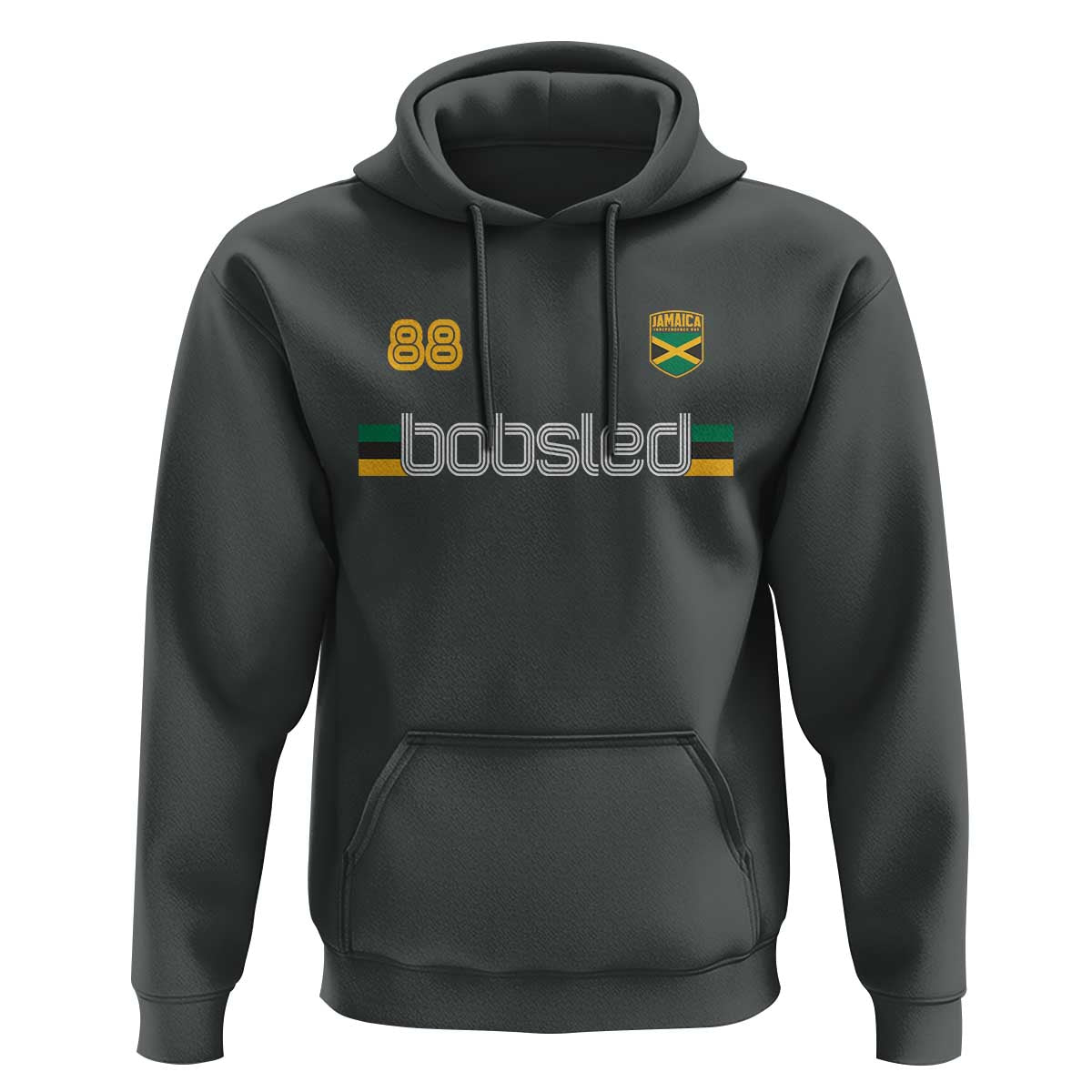 Jamaica Bobsled 1988 Sports Jersey Style Hoodie Retro Winter Games Team Island Jamaican Pride