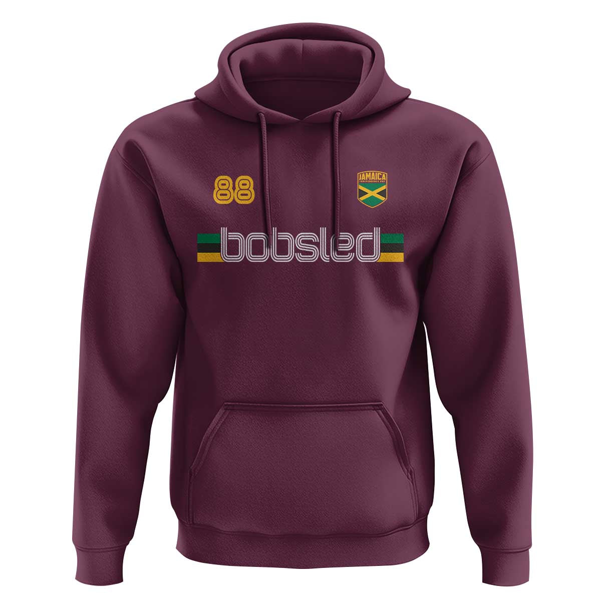 Jamaica Bobsled 1988 Sports Jersey Style Hoodie Retro Winter Games Team Island Jamaican Pride