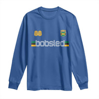 Jamaica Bobsled 1988 Sports Jersey Style Long Sleeve Shirt Retro Winter Games Team Island Jamaican Pride