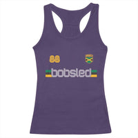 Jamaica Bobsled 1988 Sports Jersey Style Racerback Tank Top Retro Winter Games Team Island Jamaican Pride