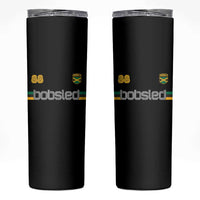 Jamaica Bobsled 1988 Sports Jersey Style Skinny Tumbler Retro Winter Games Team Island Jamaican Pride