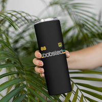 Jamaica Bobsled 1988 Sports Jersey Style Skinny Tumbler Retro Winter Games Team Island Jamaican Pride