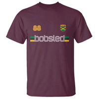 Jamaica Bobsled 1988 Sports Jersey Style T Shirt Retro Winter Games Team Island Jamaican Pride