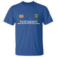 Jamaica Bobsled 1988 Sports Jersey Style T Shirt Retro Winter Games Team Island Jamaican Pride