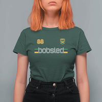 Jamaica Bobsled 1988 Sports Jersey Style T Shirt For Women Retro Winter Games Team Island Jamaican Pride