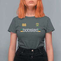 Jamaica Bobsled 1988 Sports Jersey Style T Shirt For Women Retro Winter Games Team Island Jamaican Pride