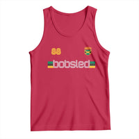 Jamaica Bobsled 1988 Sports Jersey Style Tank Top Retro Winter Games Team Island Jamaican Pride