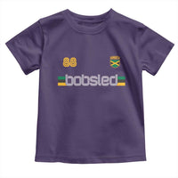 Jamaica Bobsled 1988 Sports Jersey Style Toddler T Shirt Retro Winter Games Team Island Jamaican Pride