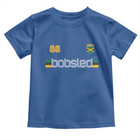 Jamaica Bobsled 1988 Sports Jersey Style Toddler T Shirt Retro Winter Games Team Island Jamaican Pride