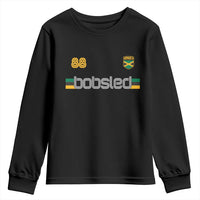 Jamaica Bobsled 1988 Sports Jersey Style Youth Sweatshirt Retro Winter Games Team Island Jamaican Pride