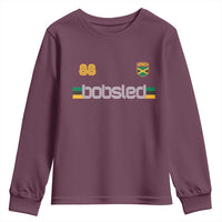 Jamaica Bobsled 1988 Sports Jersey Style Youth Sweatshirt Retro Winter Games Team Island Jamaican Pride
