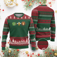 Hose Bee Lion Meme Slang Funny Wordplay Pun Graphic Ugly Christmas Sweater