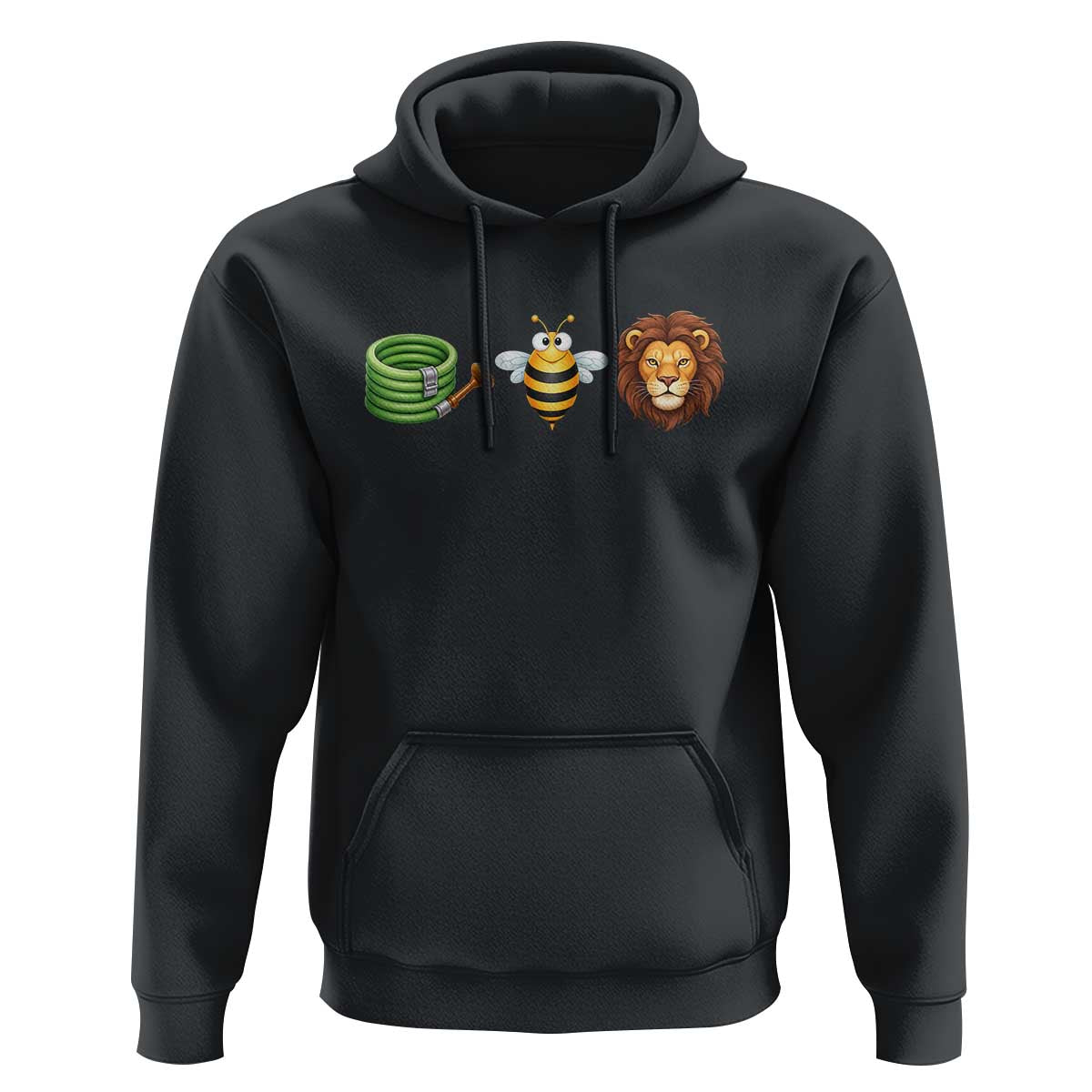 Hose Bee Lion Meme Slang Funny Wordplay Pun Graphic Hoodie