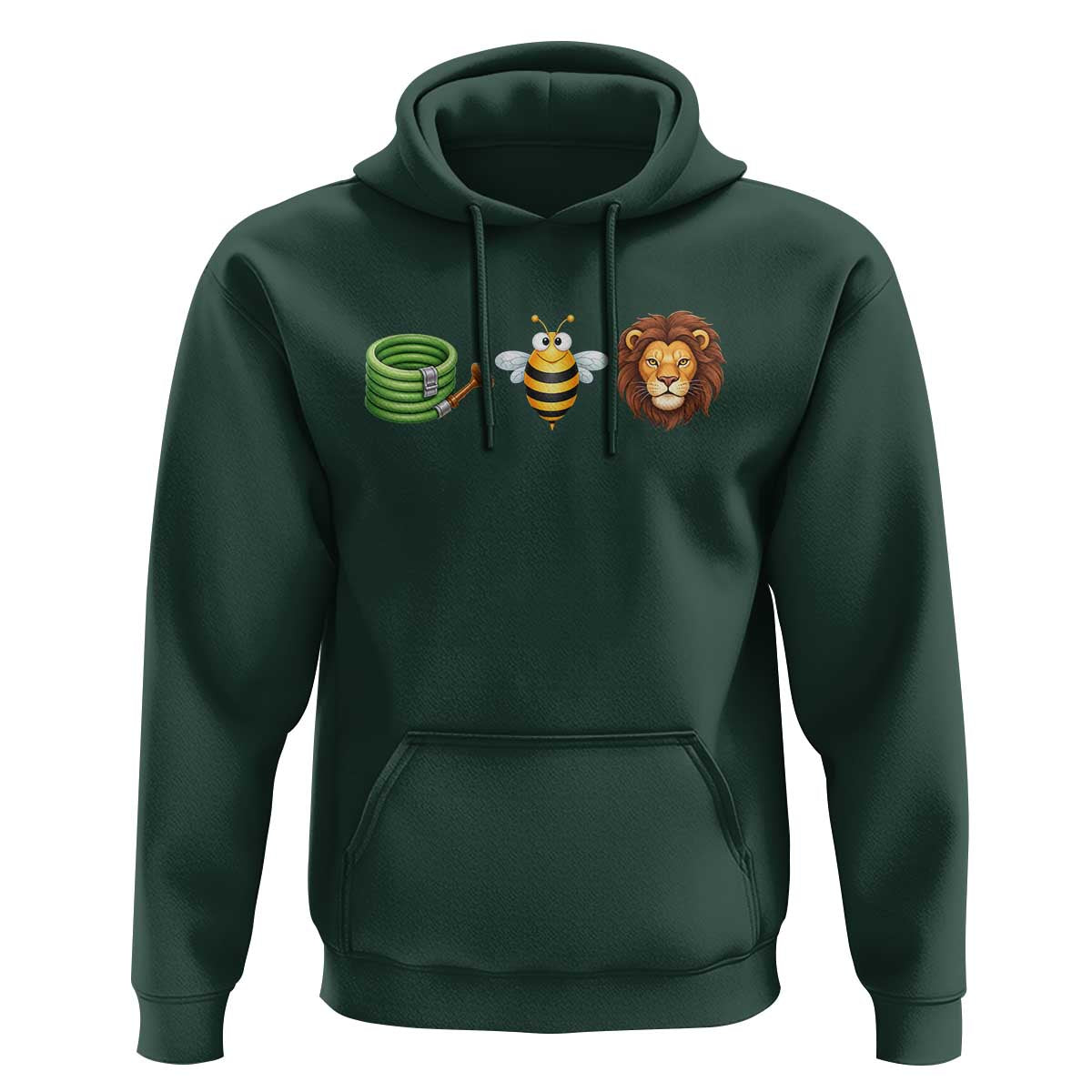 Hose Bee Lion Meme Slang Funny Wordplay Pun Graphic Hoodie
