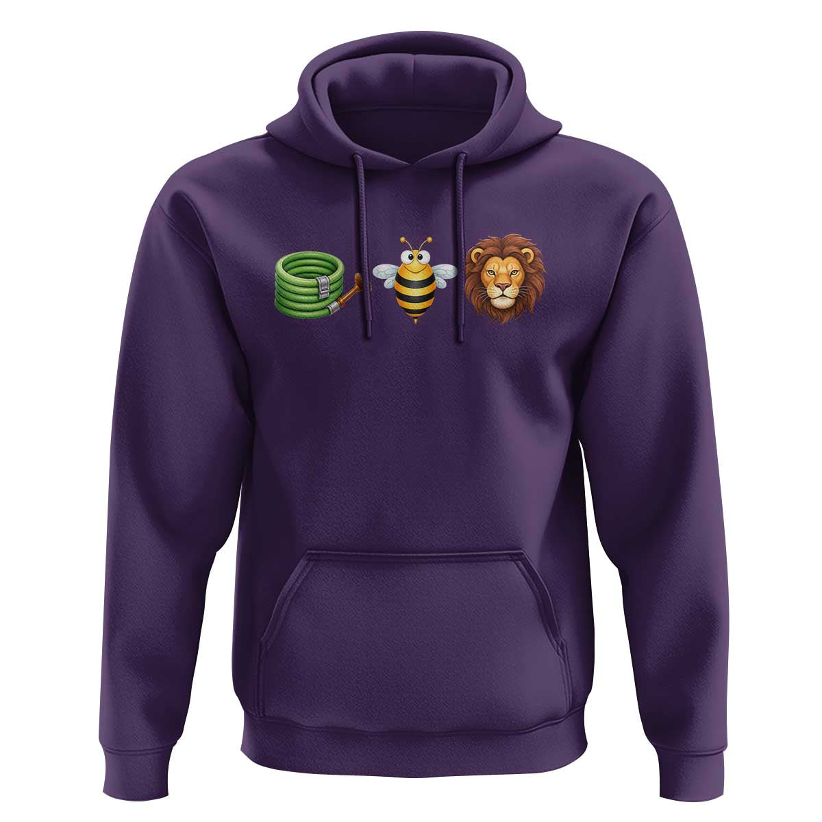 Hose Bee Lion Meme Slang Funny Wordplay Pun Graphic Hoodie