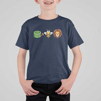 Hose Bee Lion Meme Slang Funny Wordplay Pun Graphic T Shirt For Kid