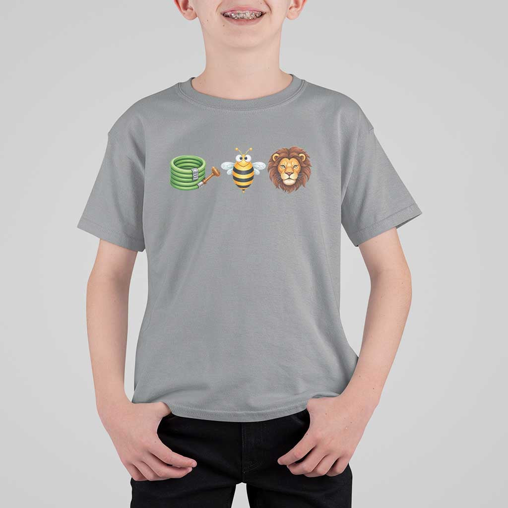 Hose Bee Lion Meme Slang Funny Wordplay Pun Graphic T Shirt For Kid