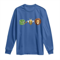 Hose Bee Lion Meme Slang Funny Wordplay Pun Graphic Long Sleeve Shirt