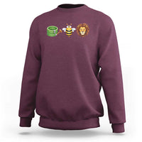 Hose Bee Lion Meme Slang Funny Wordplay Pun Graphic Sweatshirt