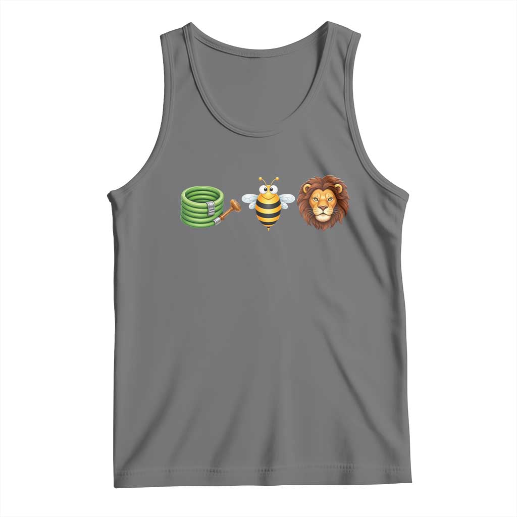 Hose Bee Lion Meme Slang Funny Wordplay Pun Graphic Tank Top