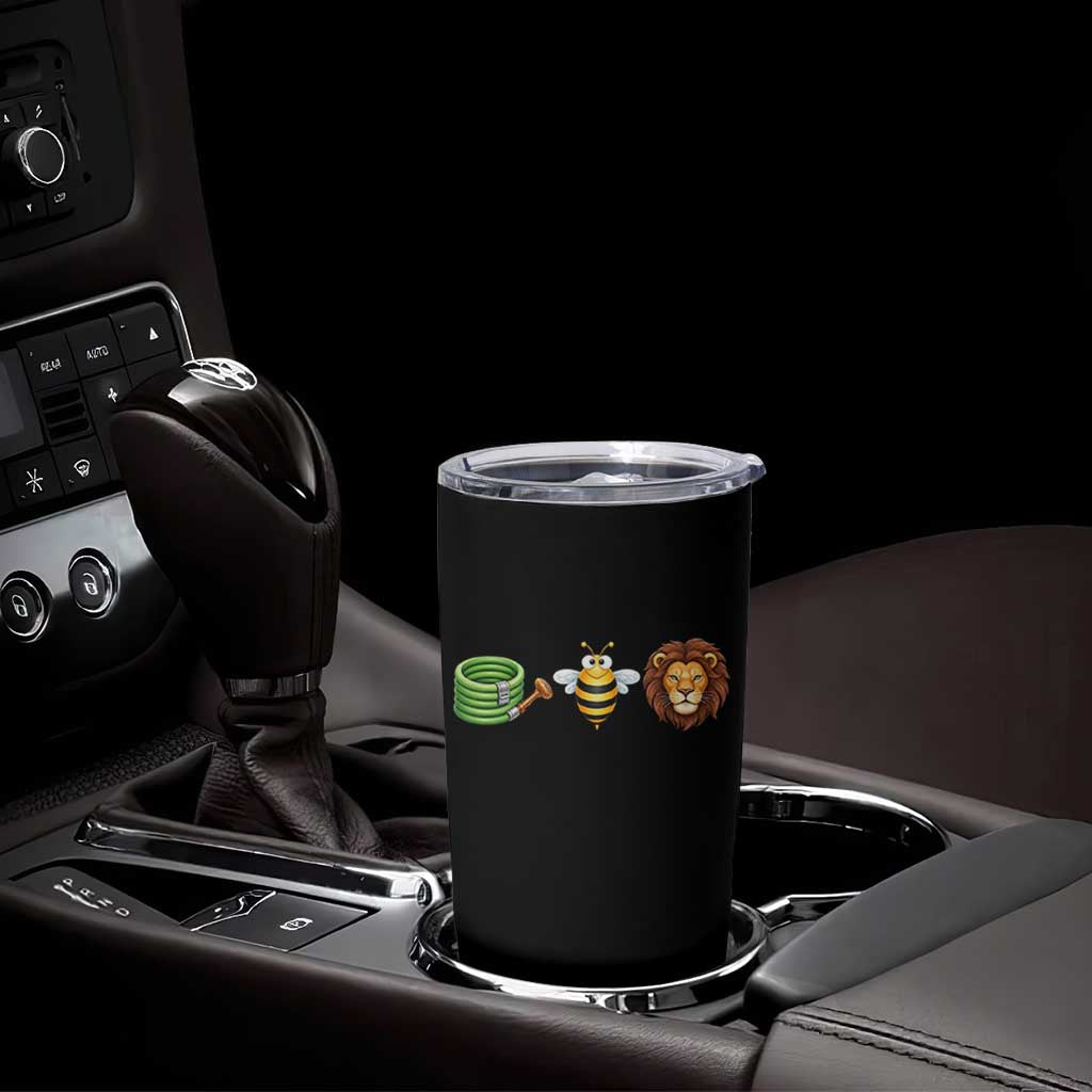 Hose Bee Lion Meme Slang Funny Wordplay Pun Graphic Tumbler Cup