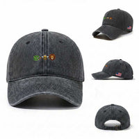 Hose Bee Lion Meme Slang Funny Wordplay Pun Graphic Washed Cotton Baseball Cap