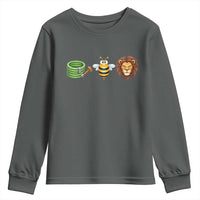 Hose Bee Lion Meme Slang Funny Wordplay Pun Graphic Youth Sweatshirt