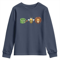 Hose Bee Lion Meme Slang Funny Wordplay Pun Graphic Youth Sweatshirt