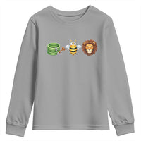 Hose Bee Lion Meme Slang Funny Wordplay Pun Graphic Youth Sweatshirt