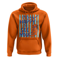 Cute Otter Pun Back To School Retro Preppy Hoodie Otterly Happy To See You