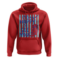 Cute Otter Pun Back To School Retro Preppy Hoodie Otterly Happy To See You