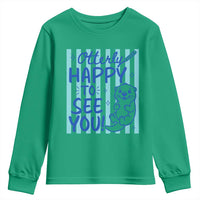 Cute Otter Pun Back To School Retro Preppy Youth Sweatshirt Otterly Happy To See You