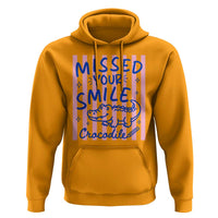 Cute Crocodile Pun Back To School Retro Preppy Hoodie Missed Your Smile Crocodile