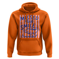 Cute Crocodile Pun Back To School Retro Preppy Hoodie Missed Your Smile Crocodile