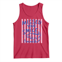 Cute Crocodile Pun Back To School Retro Preppy Tank Top Missed Your Smile Crocodile