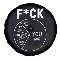Funny Fuck Profanity Pie Chart You Off It This Shit That Spare Tire Cover Sarcastic Anti Social Office Humor