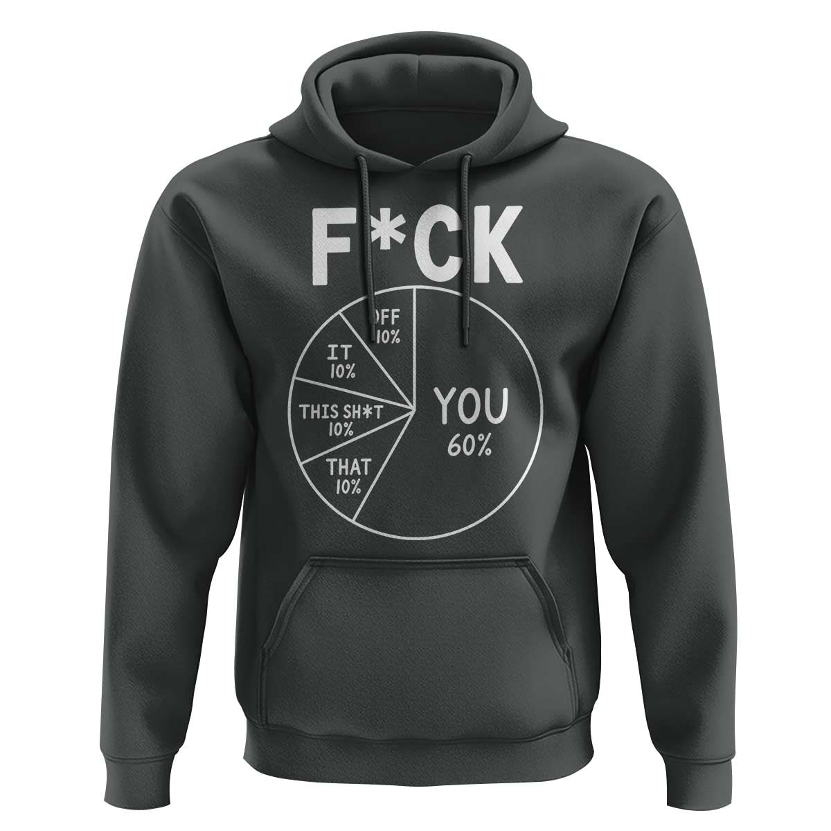 Funny Fuck Profanity Pie Chart You Off It This Shit That Hoodie Sarcastic Anti Social Office Humor