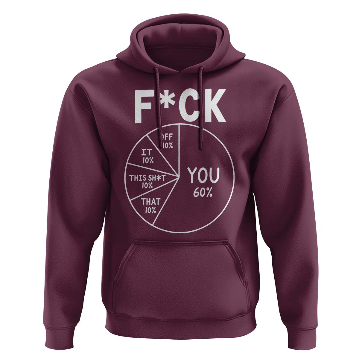 Funny Fuck Profanity Pie Chart You Off It This Shit That Hoodie Sarcastic Anti Social Office Humor
