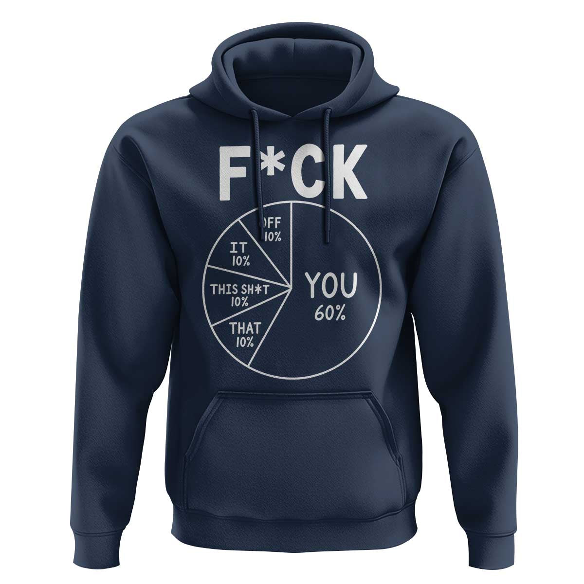 Funny Fuck Profanity Pie Chart You Off It This Shit That Hoodie Sarcastic Anti Social Office Humor