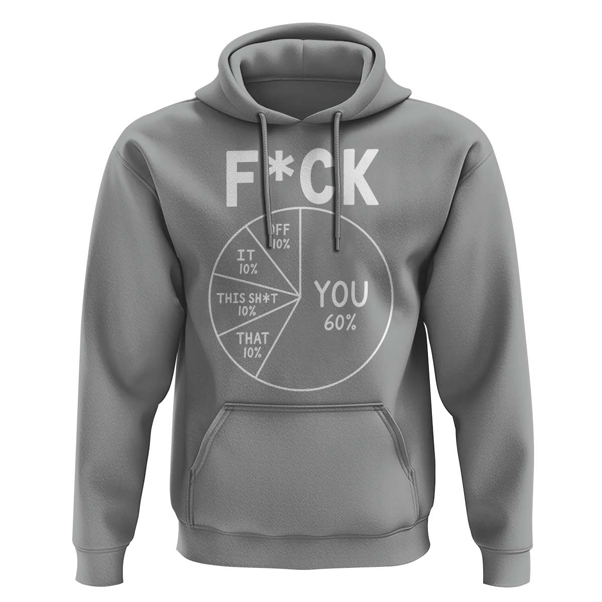Funny Fuck Profanity Pie Chart You Off It This Shit That Hoodie Sarcastic Anti Social Office Humor