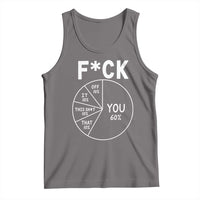 Funny Fuck Profanity Pie Chart You Off It This Shit That Tank Top Sarcastic Anti Social Office Humor