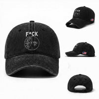 Funny Fuck Profanity Pie Chart You Off It This Shit That Washed Cotton Baseball Cap Sarcastic Anti Social Office Humor