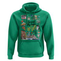 I Survived My Trip To NYC Iconic Symbols Graphic Hoodie Funny New York City Travel Humor Vacation Souvernir