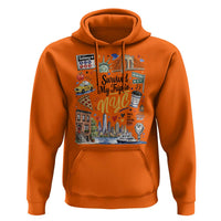 I Survived My Trip To NYC Iconic Symbols Graphic Hoodie Funny New York City Travel Humor Vacation Souvernir