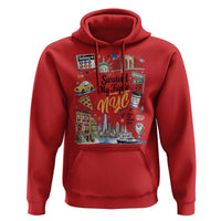 I Survived My Trip To NYC Iconic Symbols Graphic Hoodie Funny New York City Travel Humor Vacation Souvernir