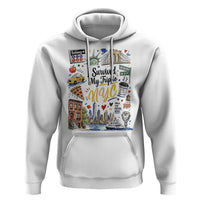 I Survived My Trip To NYC Iconic Symbols Graphic Hoodie Funny New York City Travel Humor Vacation Souvernir