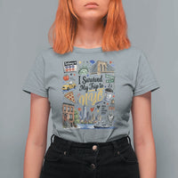I Survived My Trip To NYC Iconic Symbols Graphic T Shirt For Women Funny New York City Travel Humor Vacation Souvernir