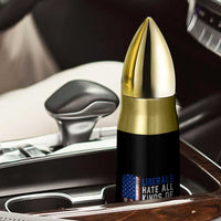 Liberals Hate All Kinds Of Kings American Flag Bullet Tumbler Working Fact Checking Making Sense Patriotic Sarcasm