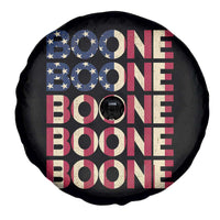 Boone Name Lover American Flag USA Stars Stripes Spare Tire Cover