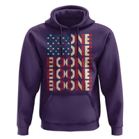 Boone Name Lover American Flag USA Stars Stripes Hoodie
